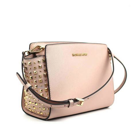 Selma Medium Saffiano Leather Crossbody Bag 